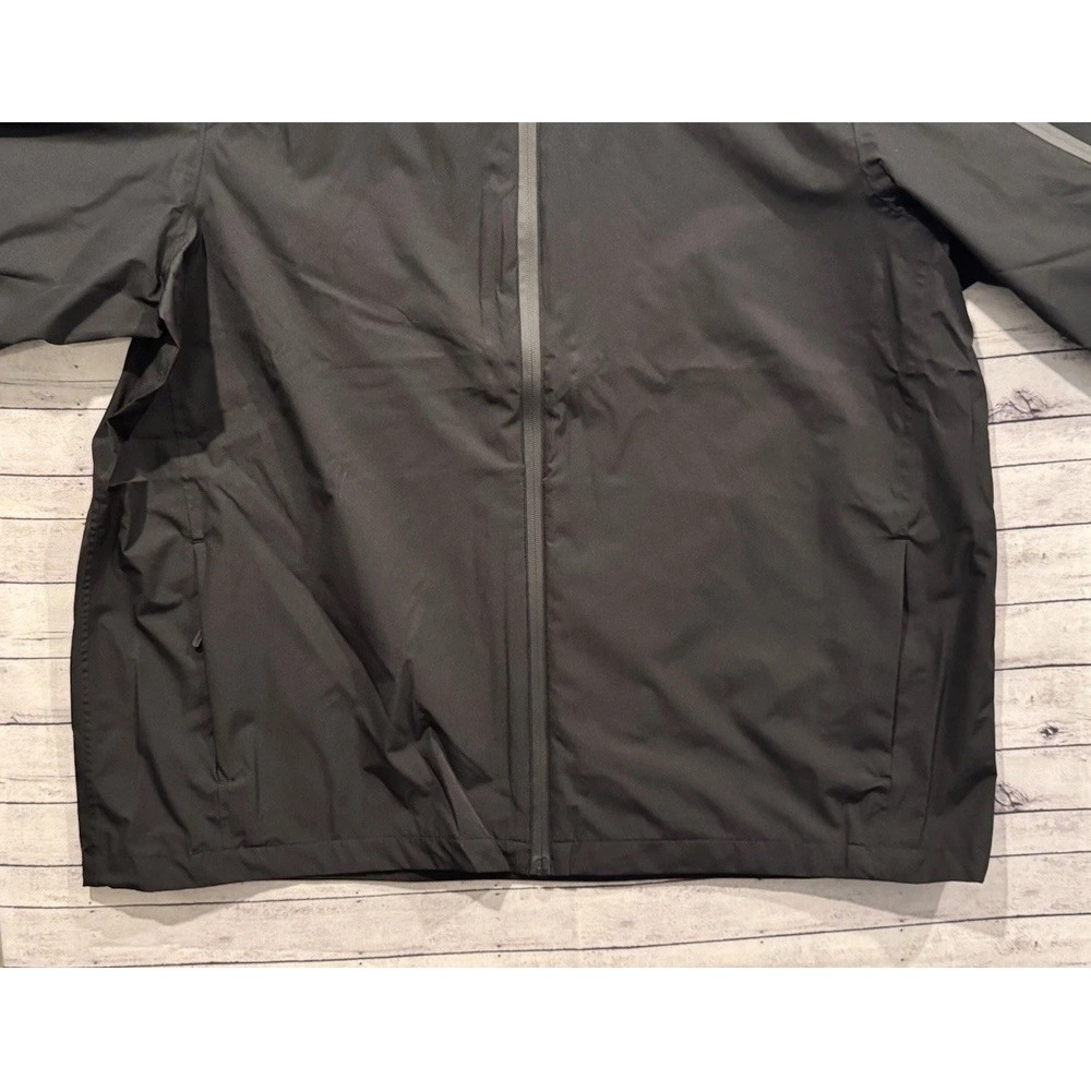 Baerskin Tactical Rain Jacket Mens Sz XL Black Waterproof Hooded Lightweight - Picture 13 of 16